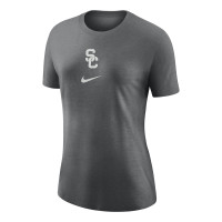 USC Trojans Women's Nike Gray SC Interlock Dri-FIT Gridiron T-Shirt